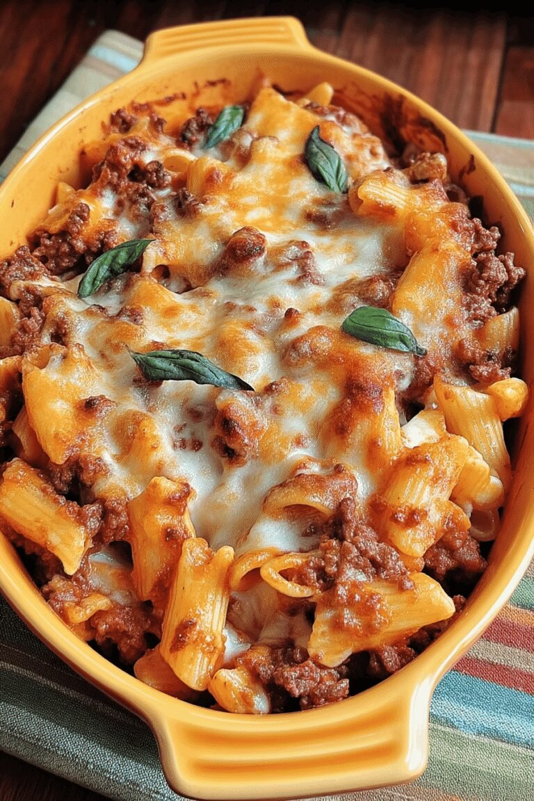 Cheesy Beef And Pasta Casserole 17.Png