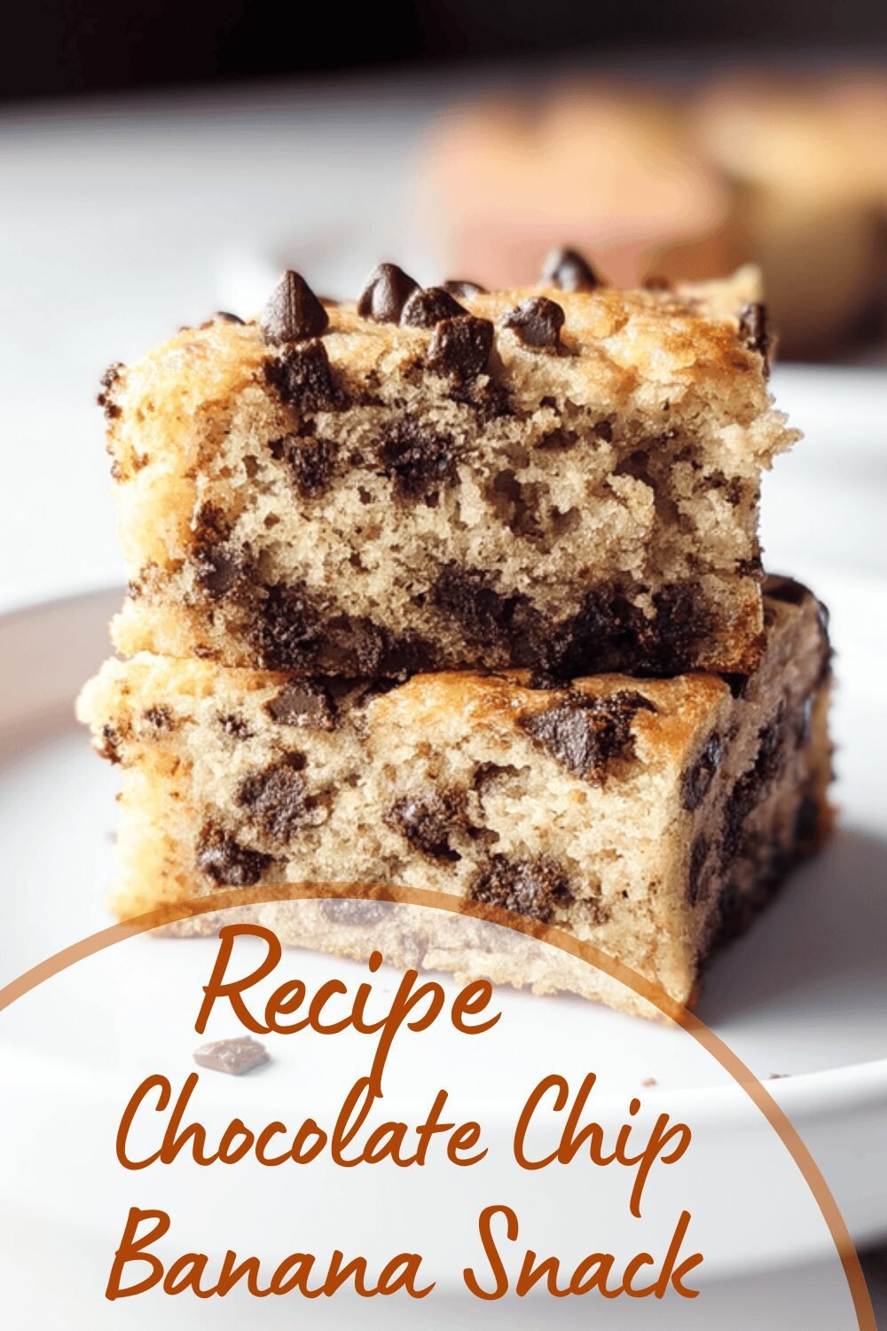 Chocolate Chip Banana Snack Cake