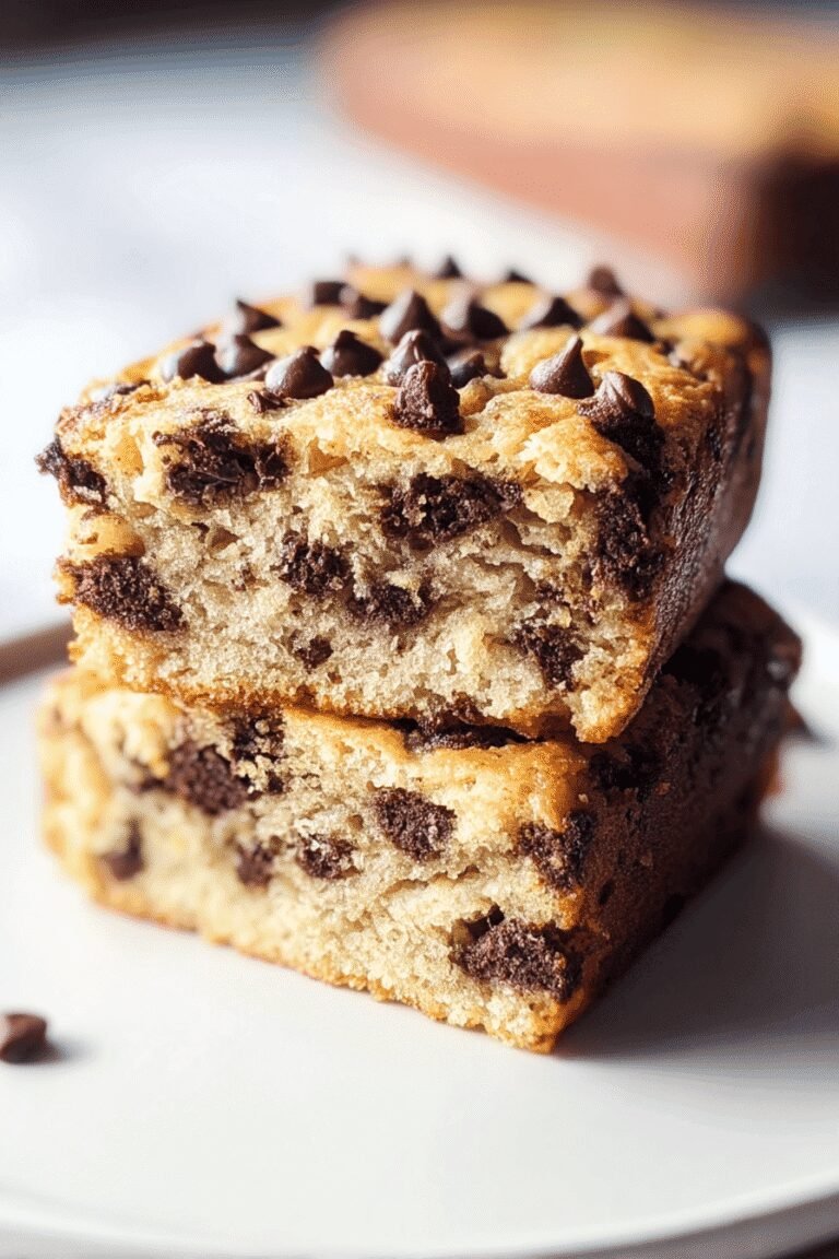 Chocolate Chip Banana Snack Cake 8.Png