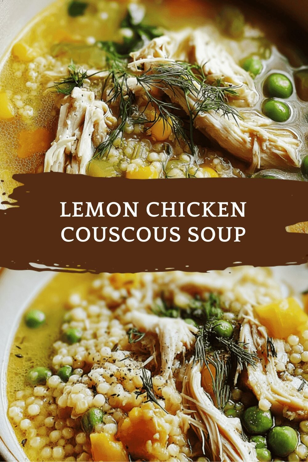Lemon Chicken Couscous Soup