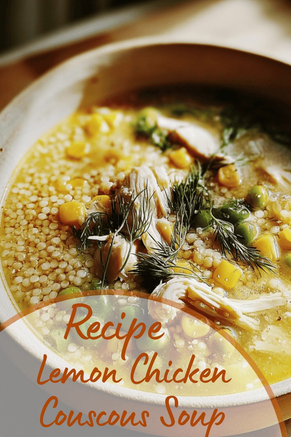 Lemon Chicken Couscous Soup