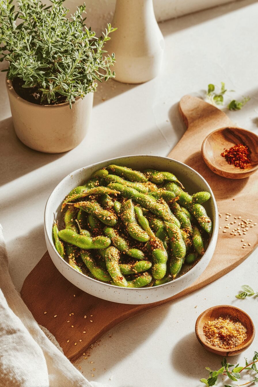 Air Fryer Edamame