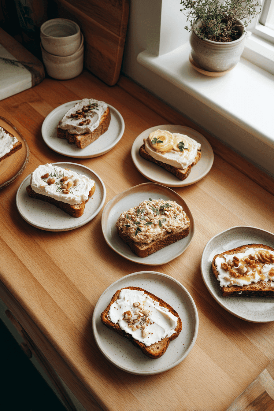 air fryer yogurt custard toast
