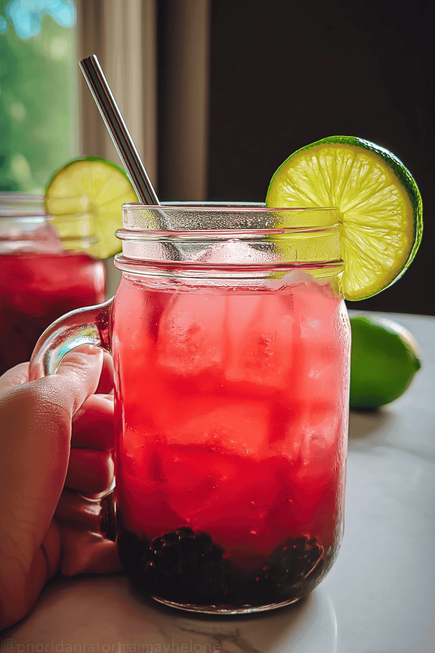 blackberry limeade