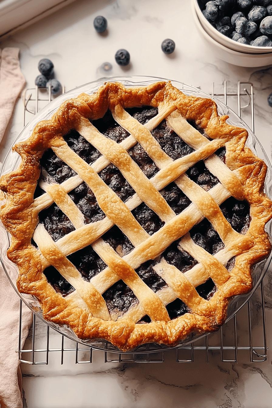 blueberry pie