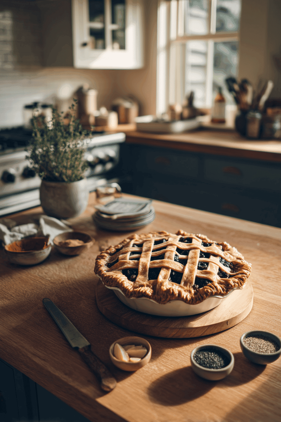 blueberry pie