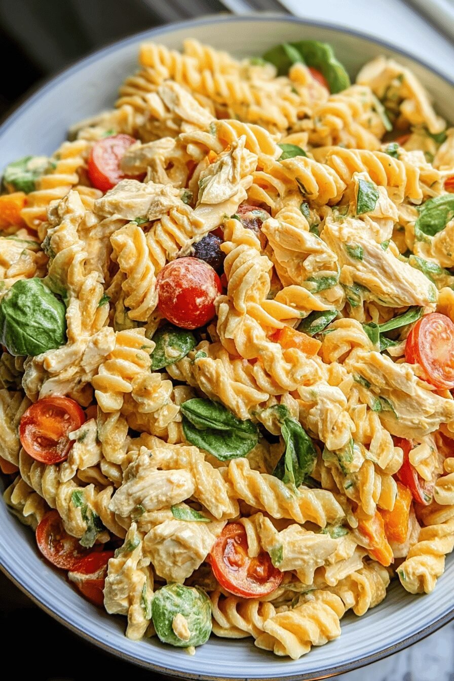 Buffalo Chicken Pasta Salad