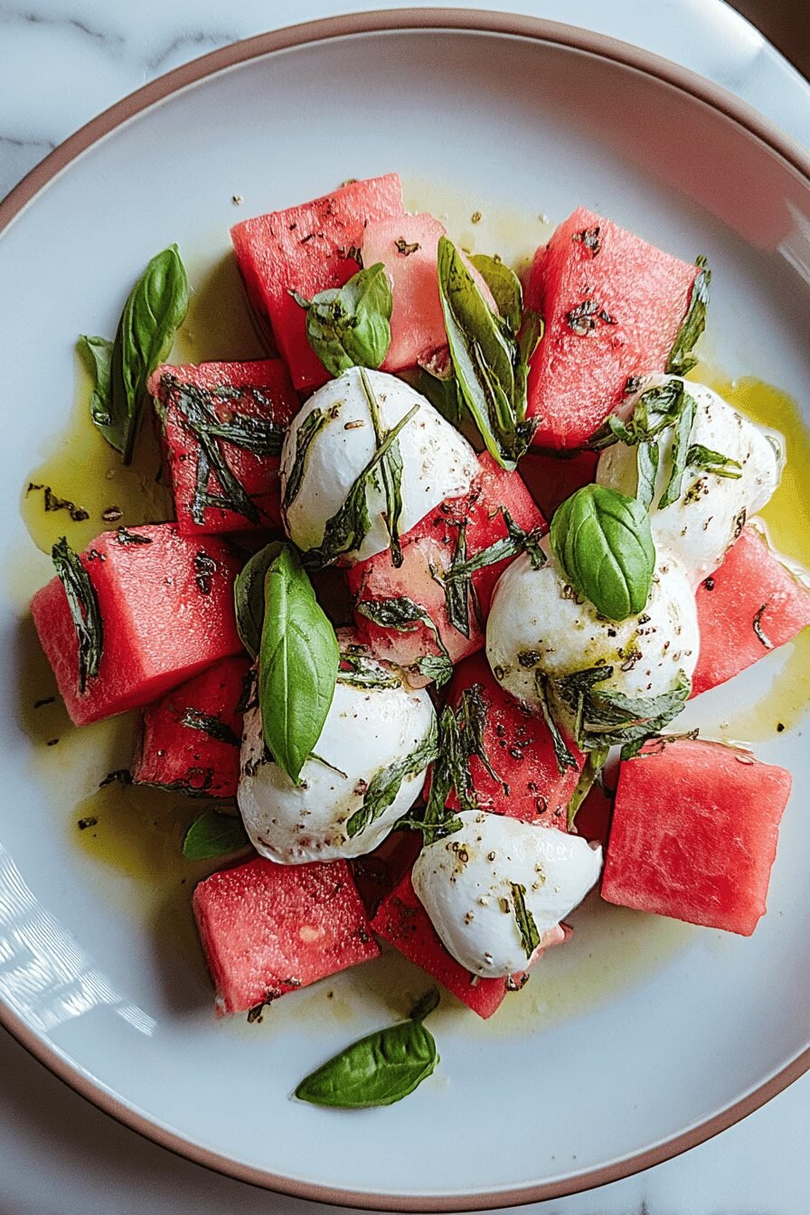 Burrata Watermelon Salad