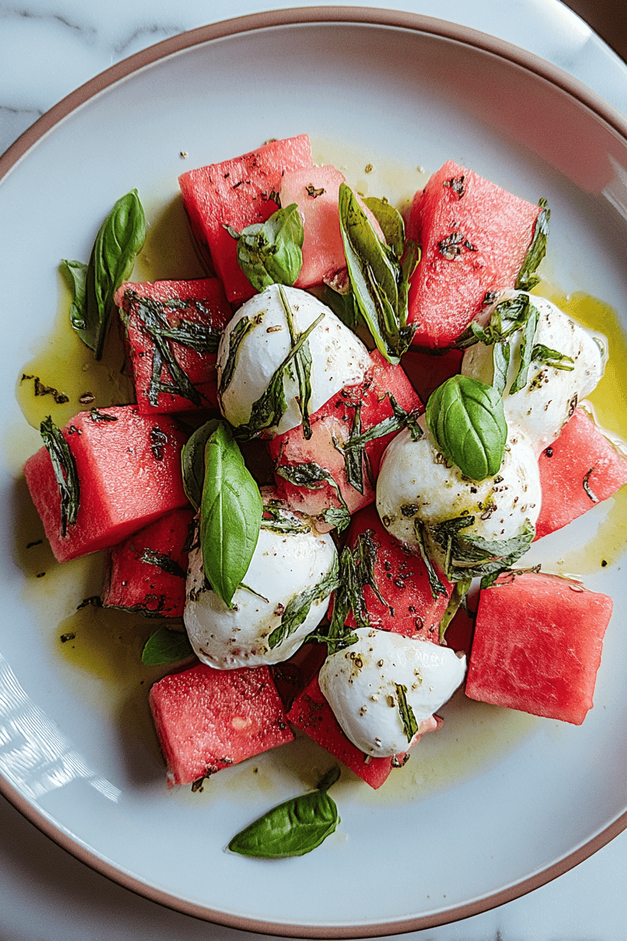 burrata watermelon salad