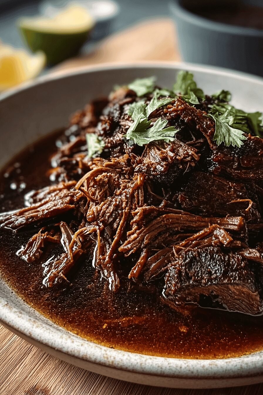 Caramelized Pulled Beef Brisket