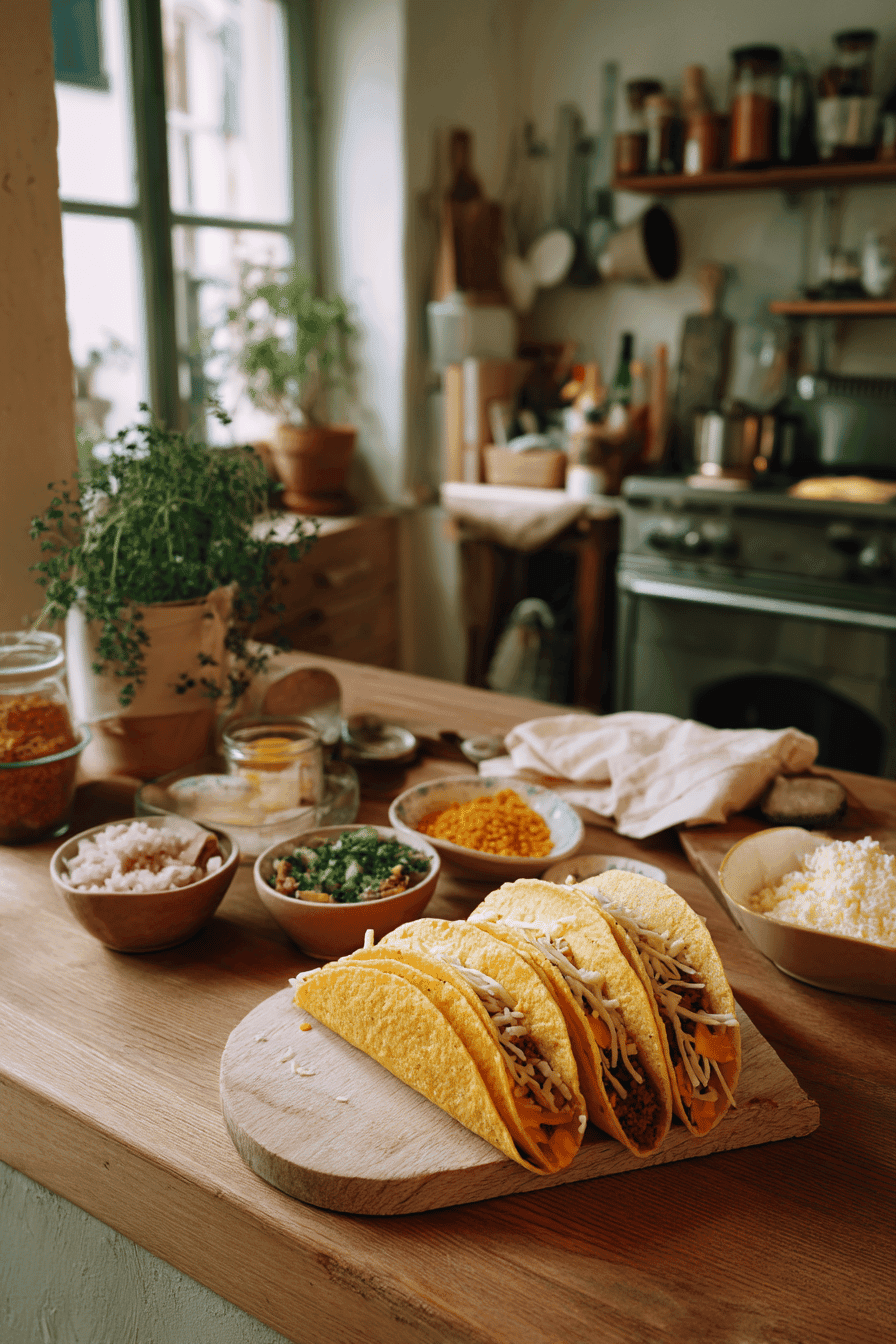 cheeseburger tacos