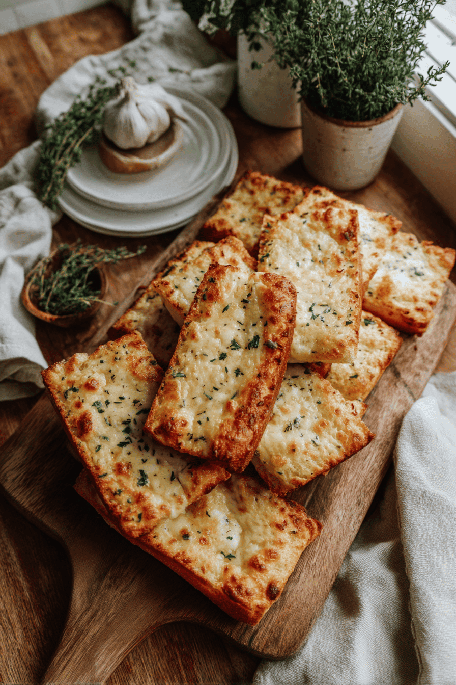 cheesy garlic bread