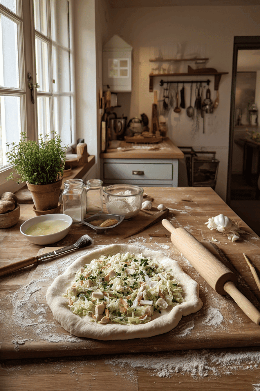chicken cabbage pirog
