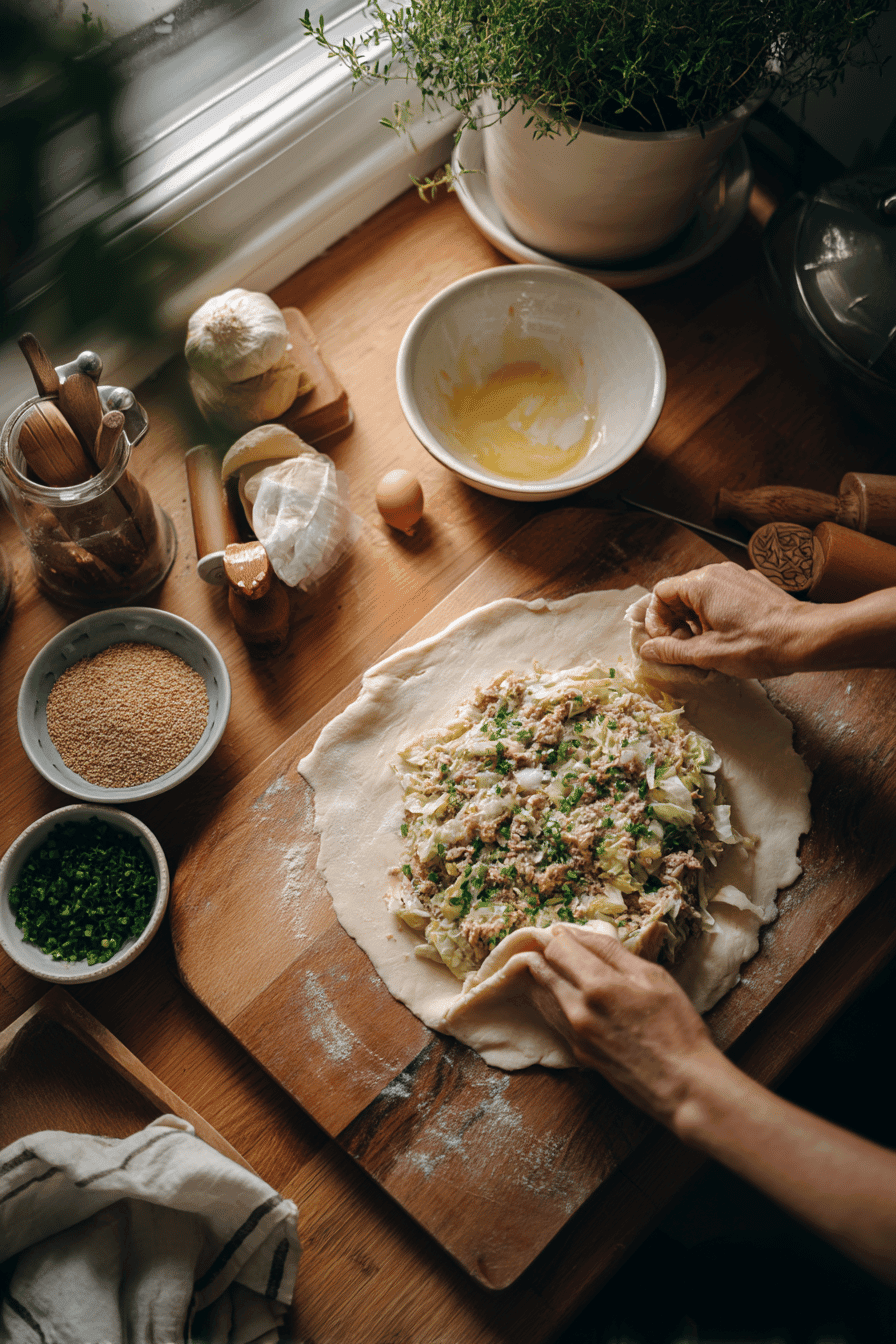 chicken cabbage pirog