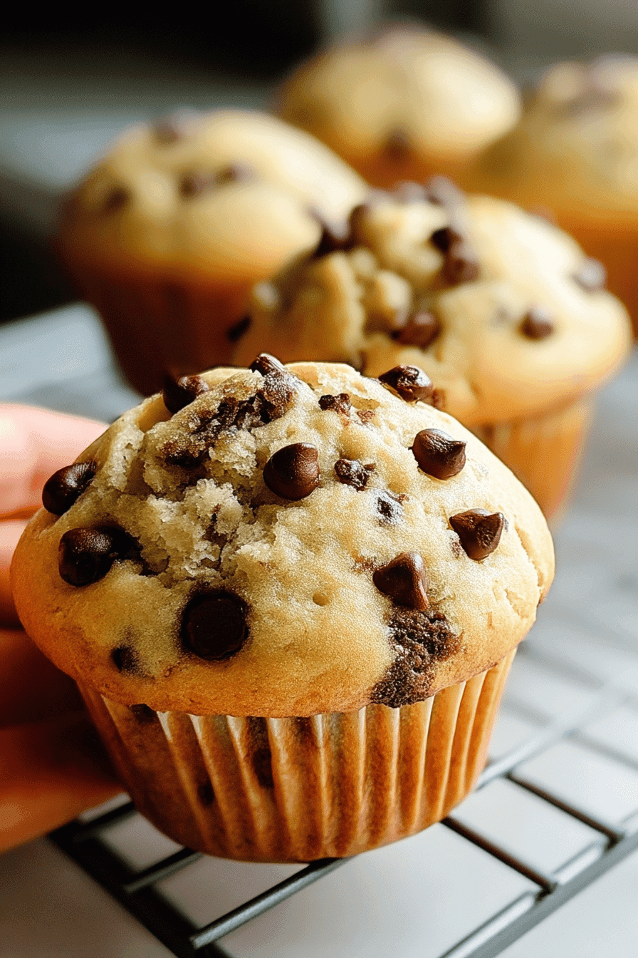 chocolate chip muffins