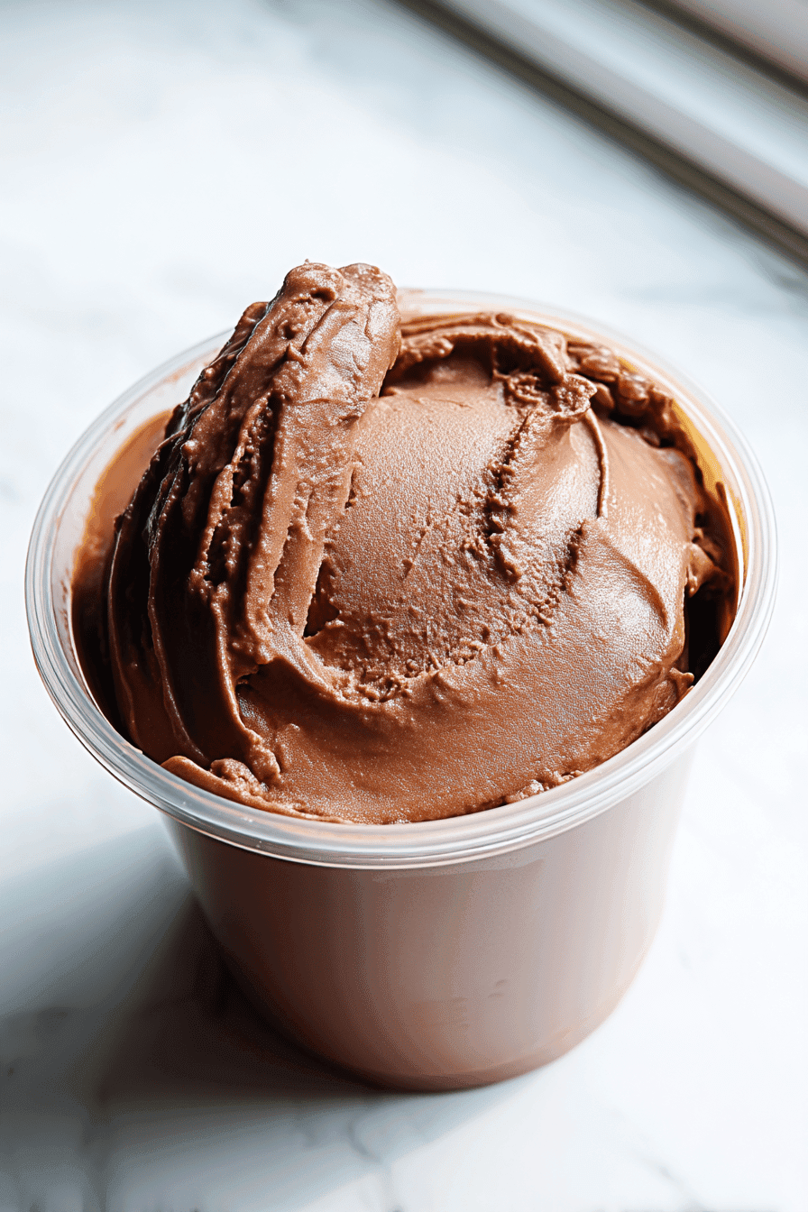 chocolate protein ice cream