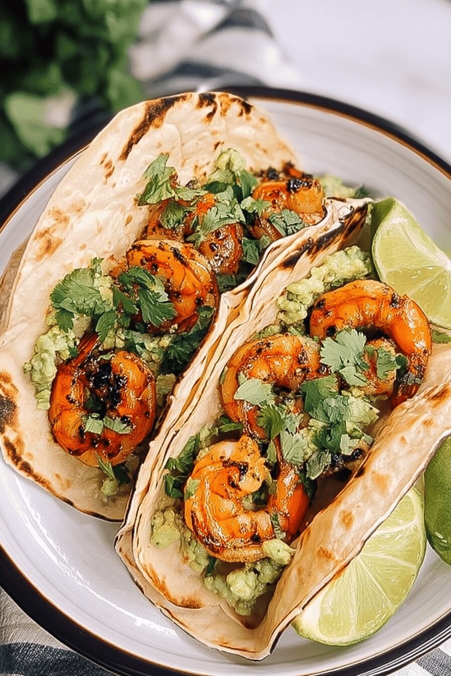 Cilantro Lime Shrimp Tacos