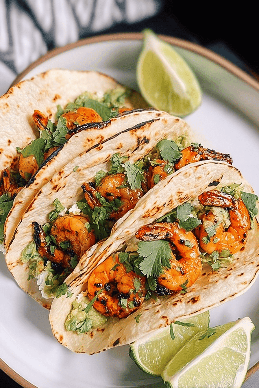 cilantro lime shrimp tacos