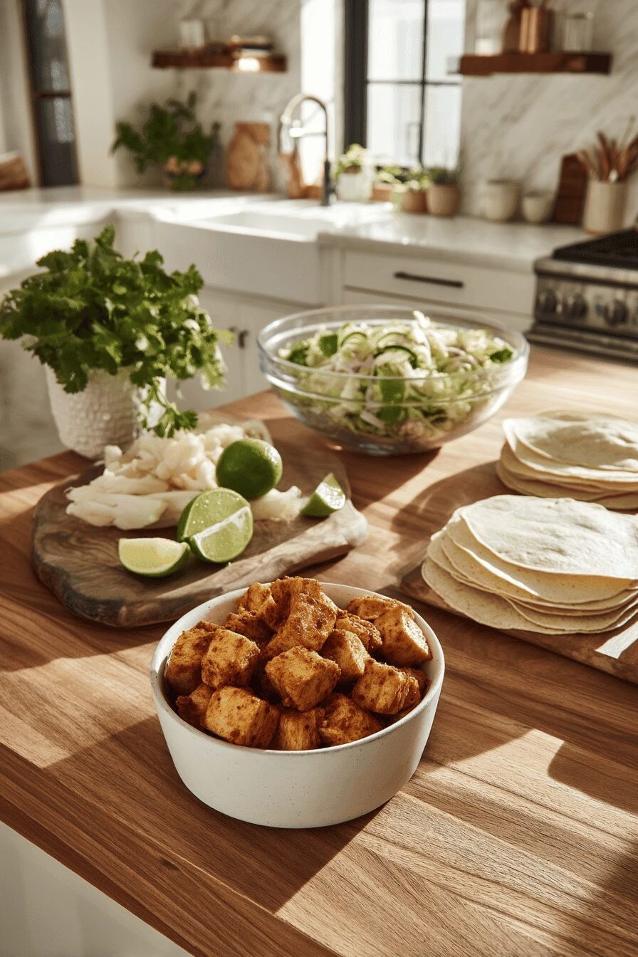 Cilantro Lime Shrimp Tacos