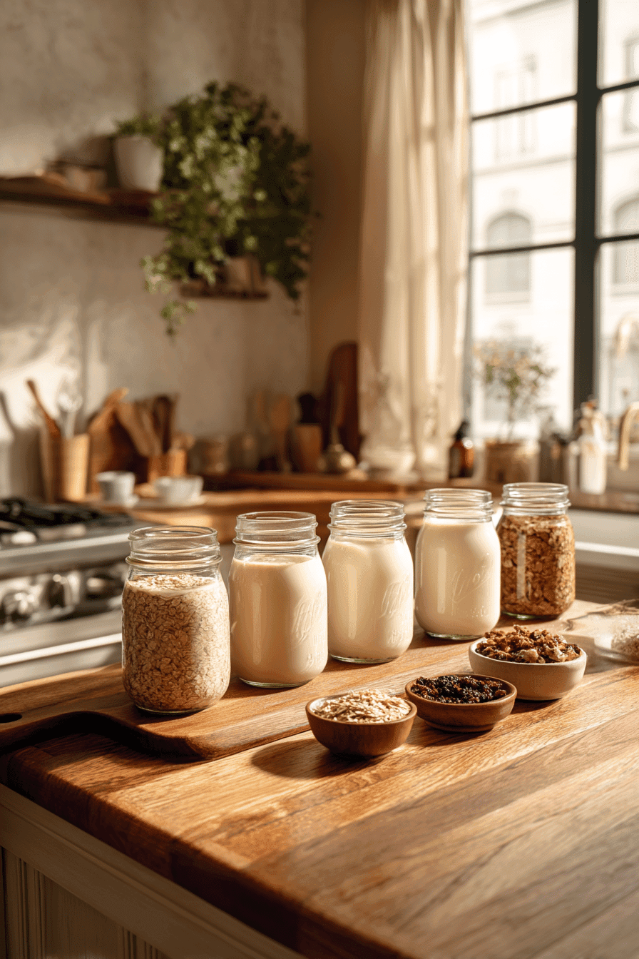 cinnamon bun overnight oats