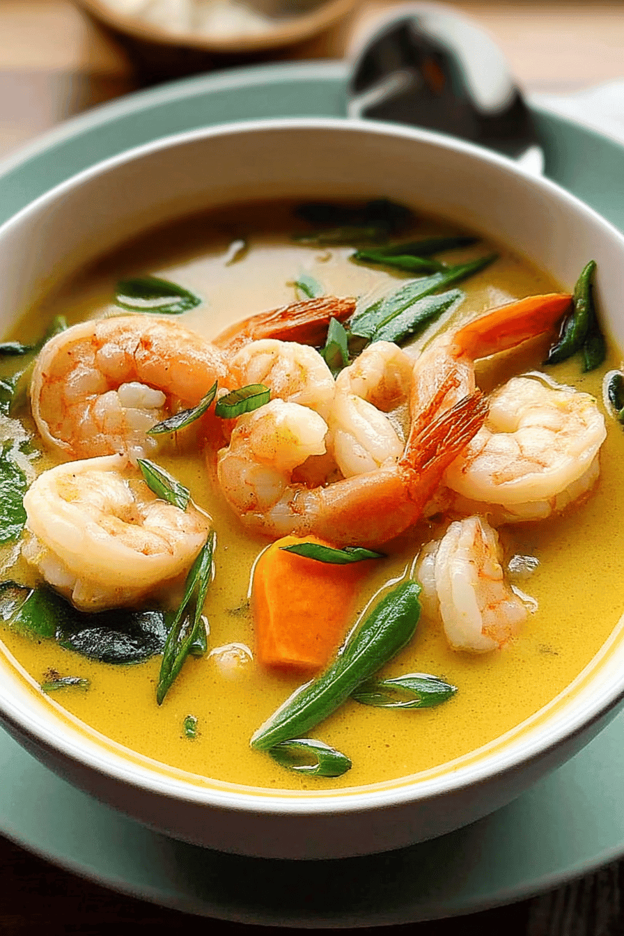 coconut shrimp soup
