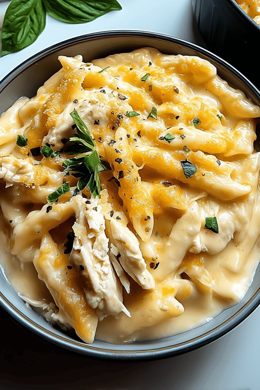 Creamy Cheesy Chicken Pasta