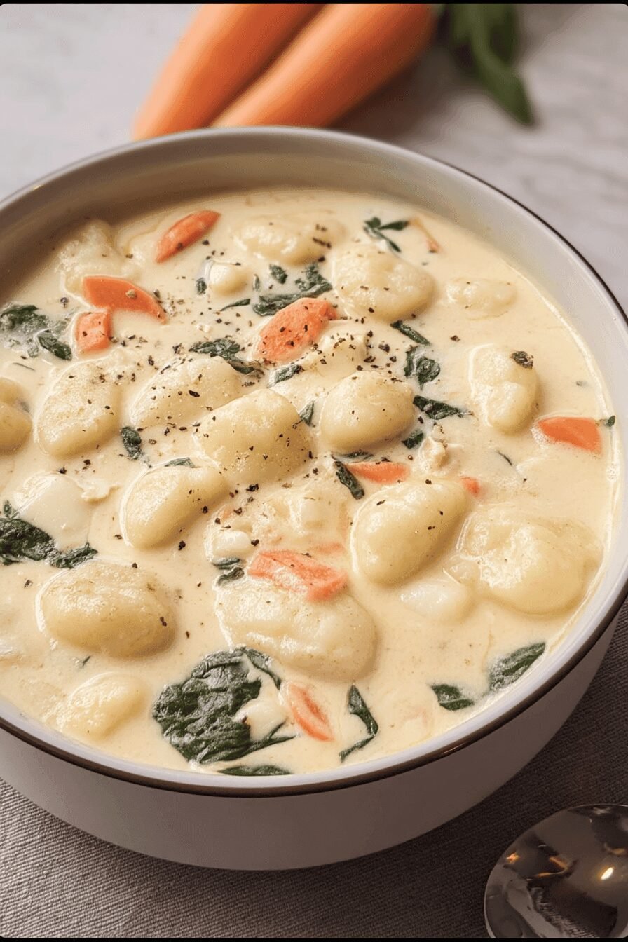 Creamy Chicken Gnocchi Soup