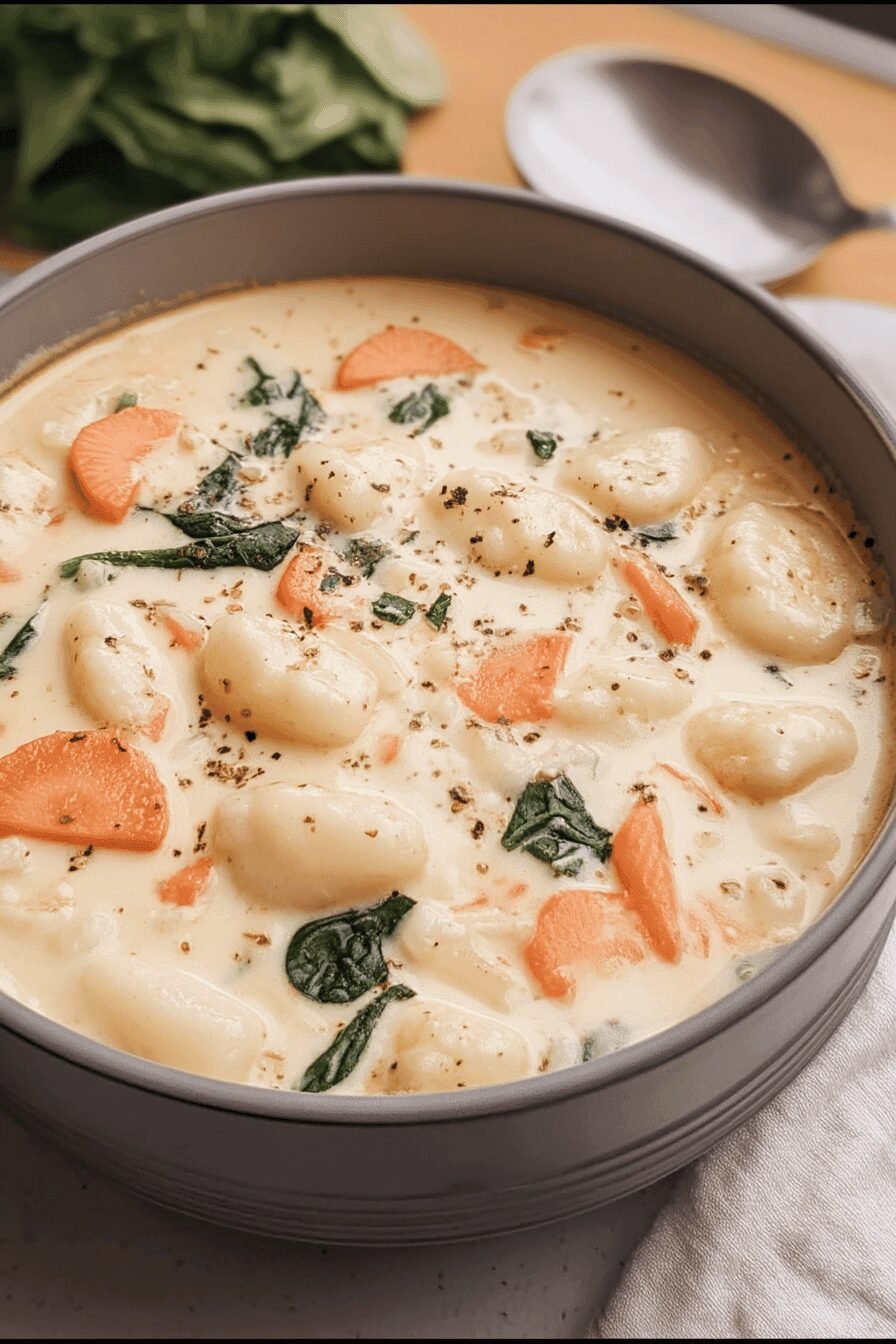 Creamy Chicken Gnocchi Soup