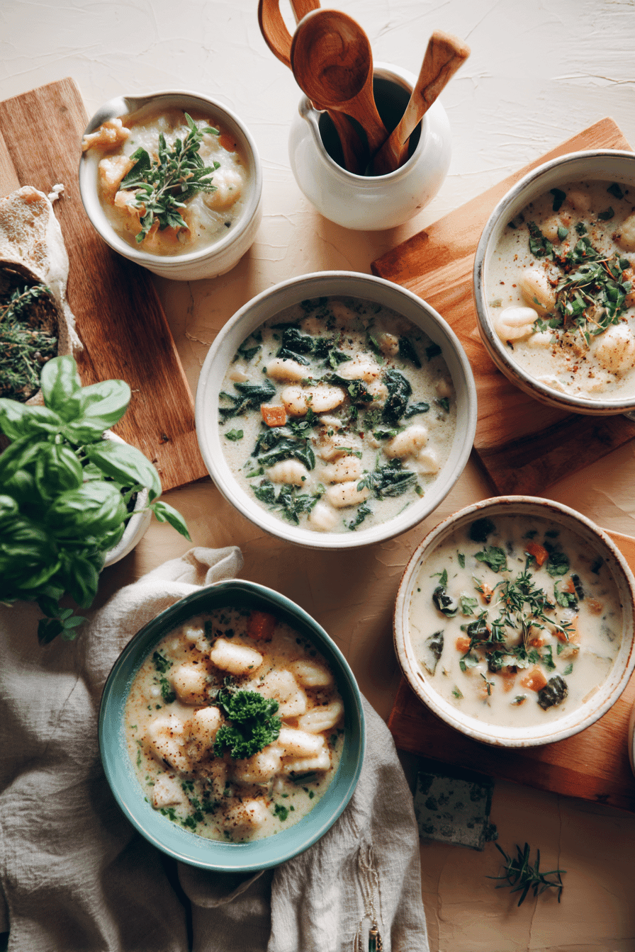 creamy chicken gnocchi soup