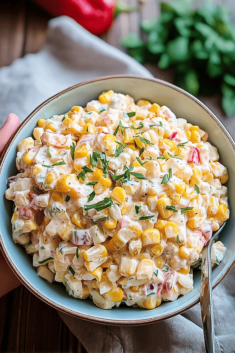 creamy corn salad