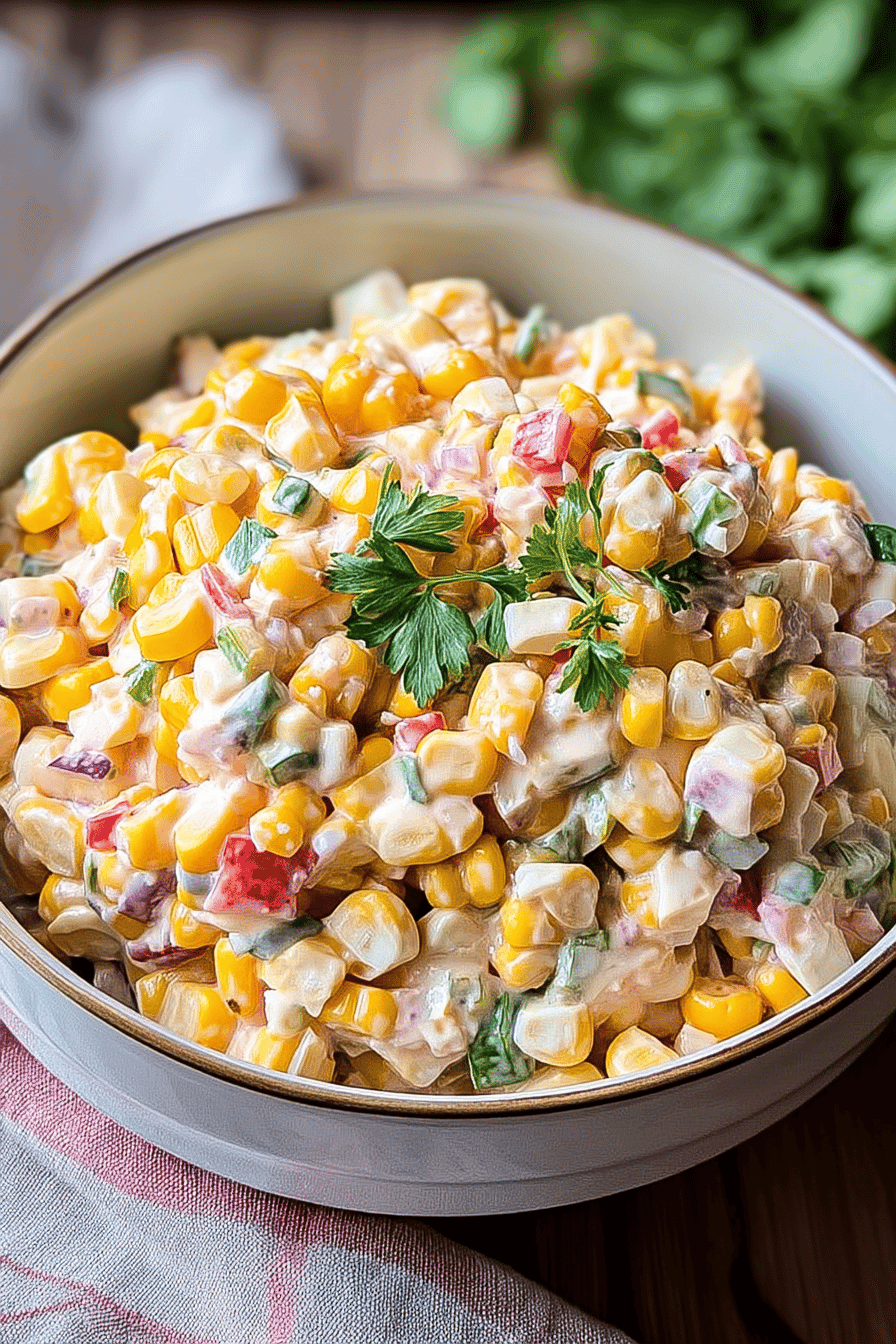 creamy corn salad