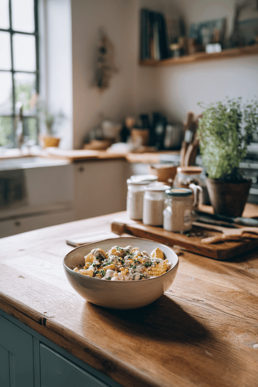 creamy corn salad