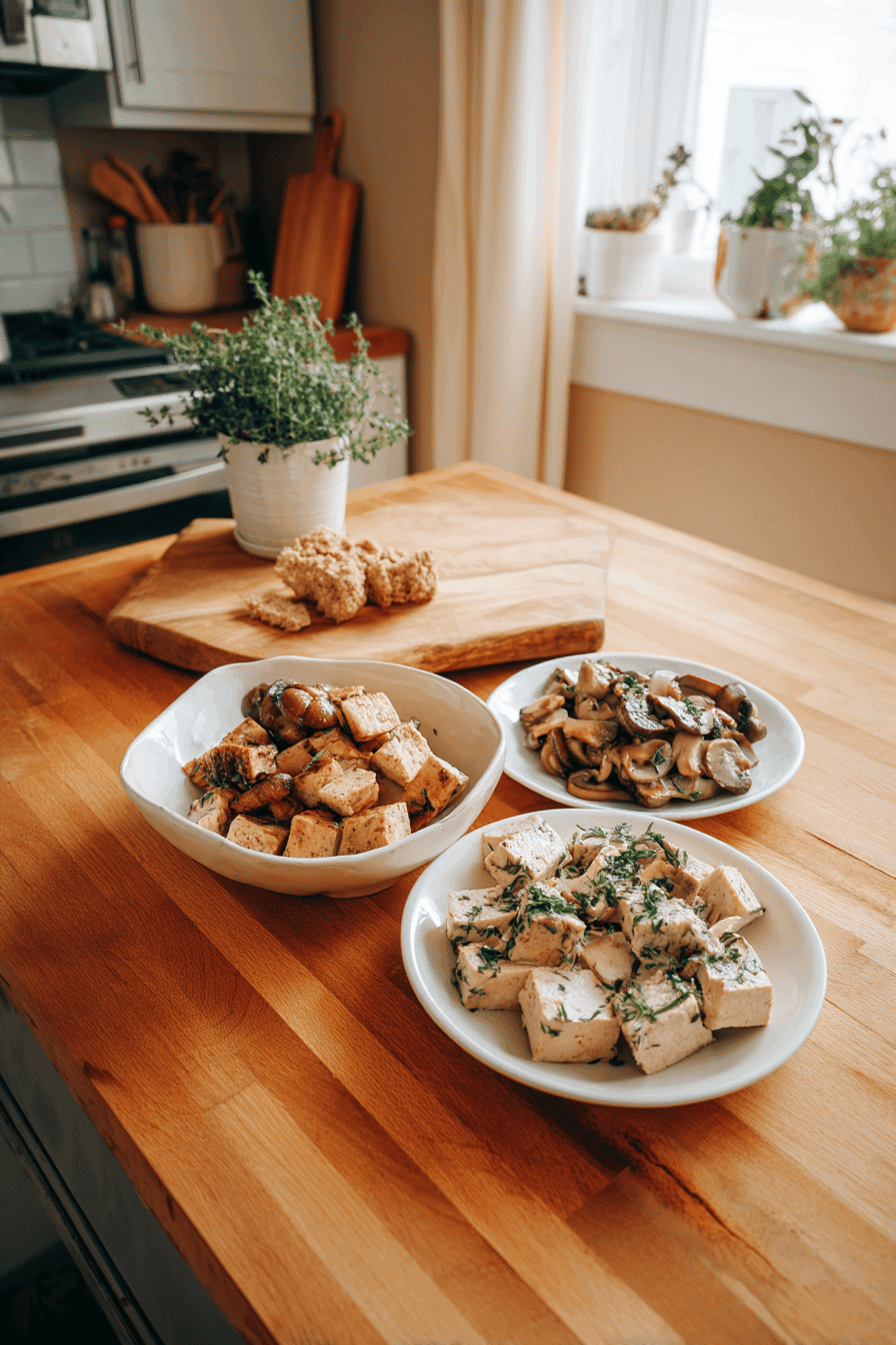 creamy herb mushroom chicken