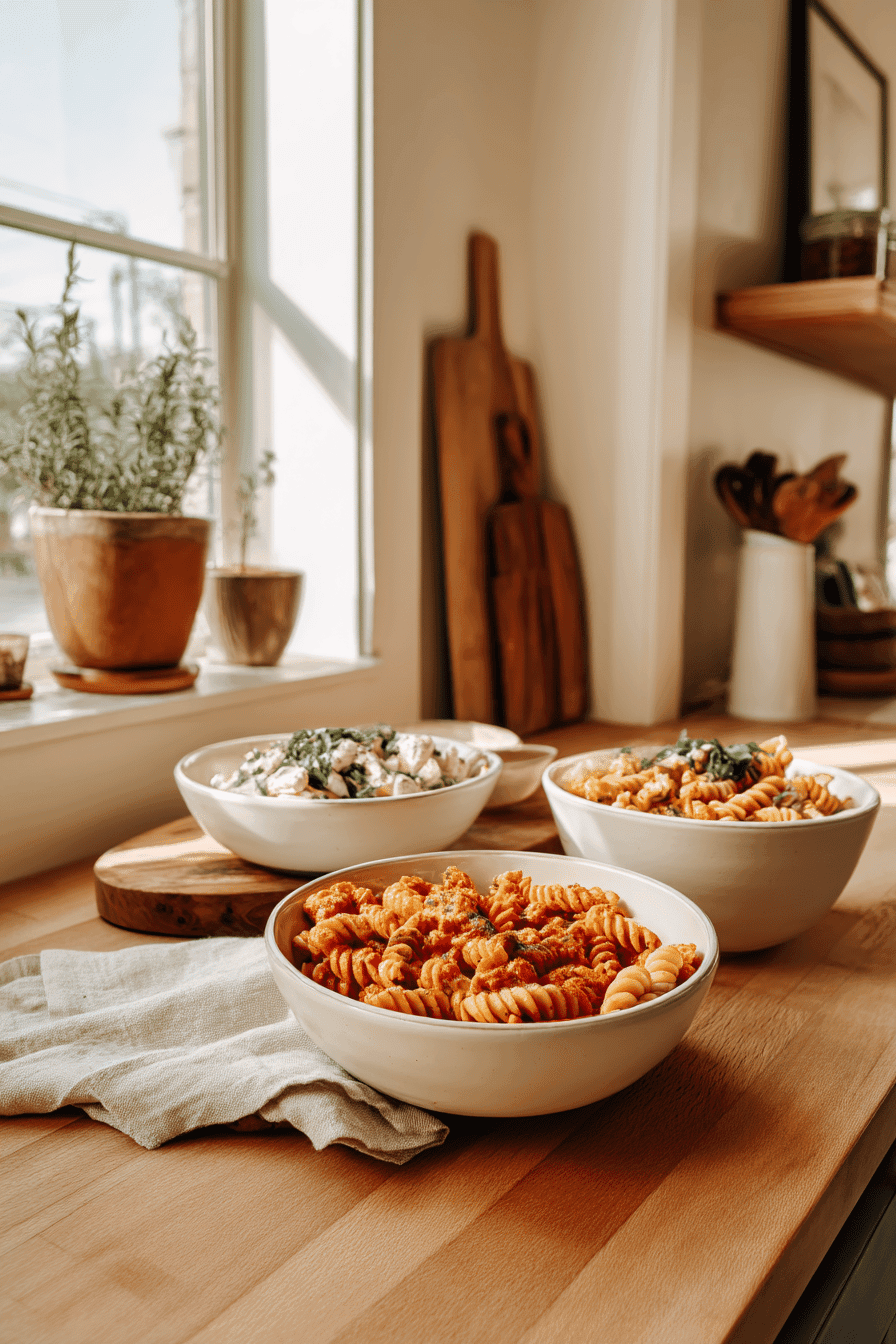 creamy tomato basil pasta