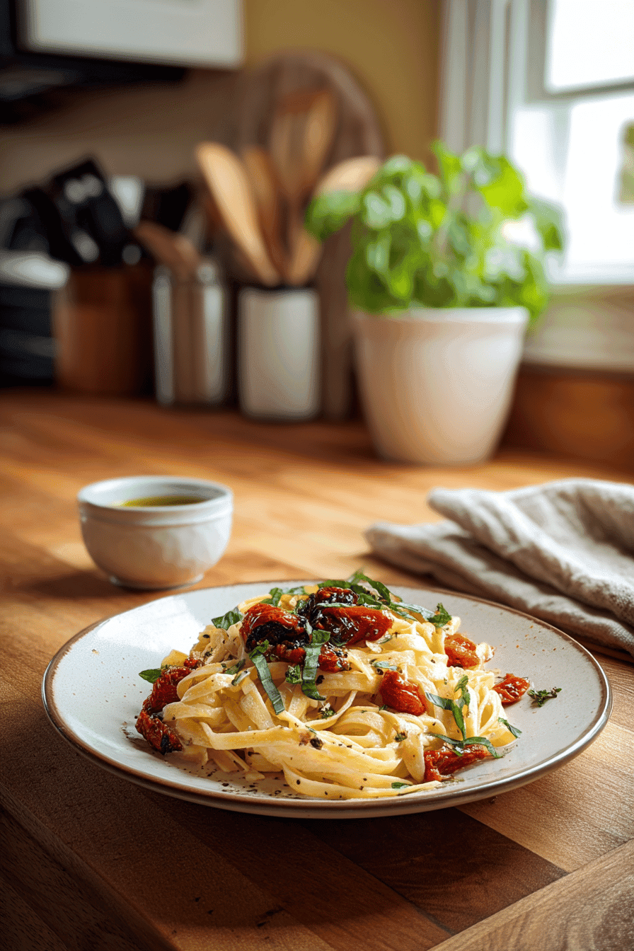 creamy tomato basil pasta