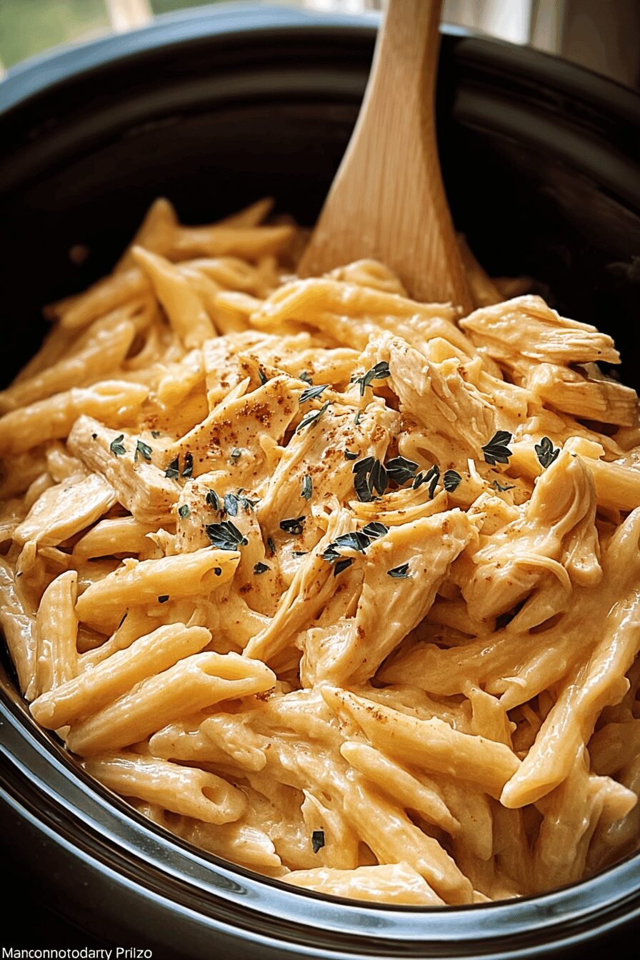 Crock Pot Cajun Chicken Pasta Recipe