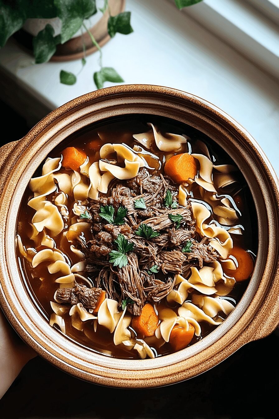 Crockpot Beef And Noodles