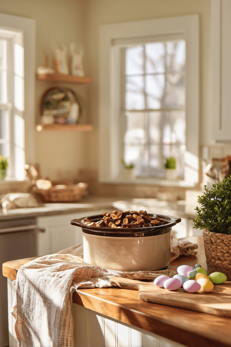 easter crockpot candy