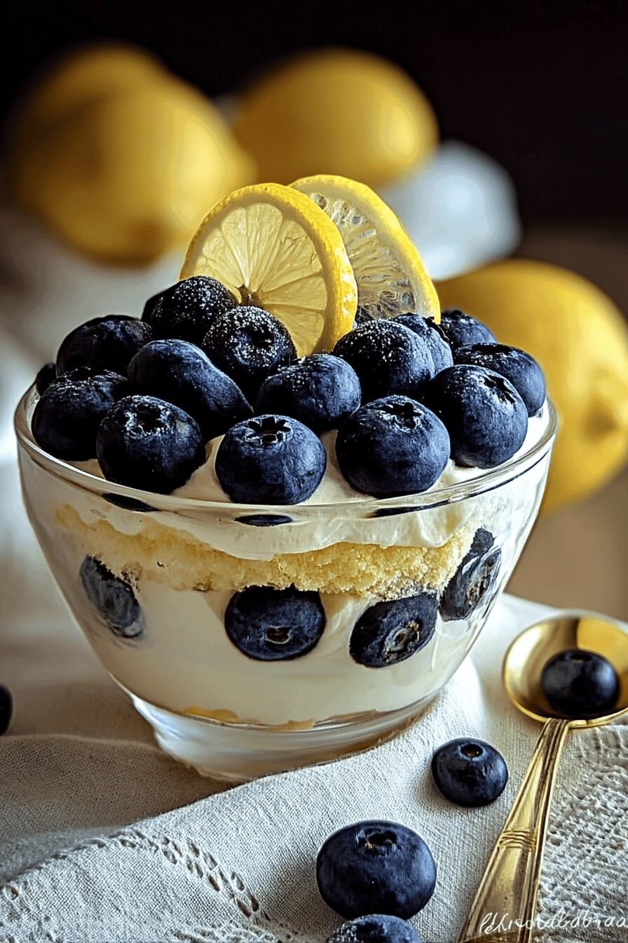 Golden Lemon Blueberry Delight