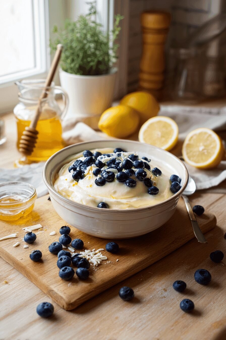 Golden Lemon Blueberry Delight