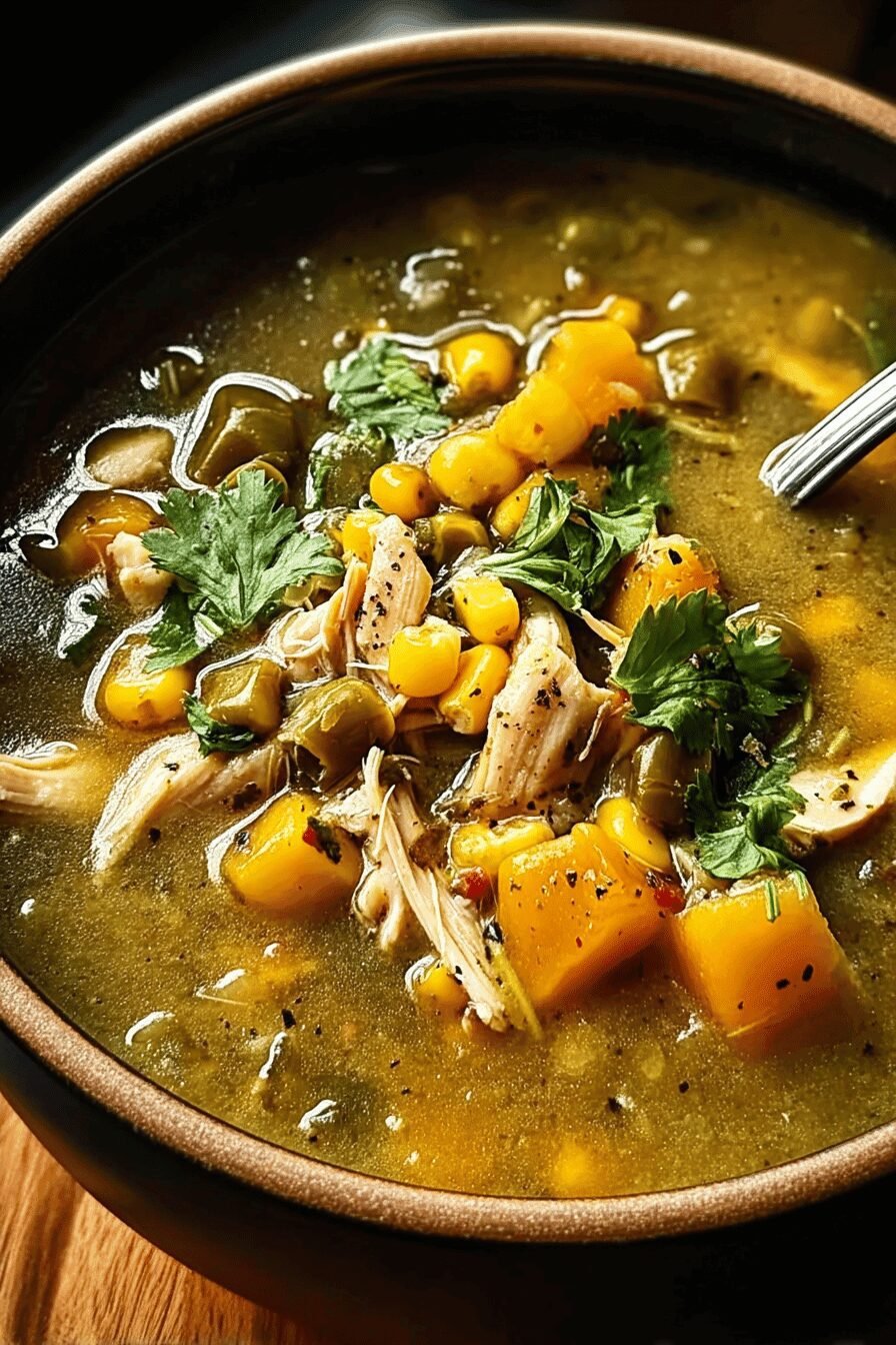 Green Chile Chicken Stew
