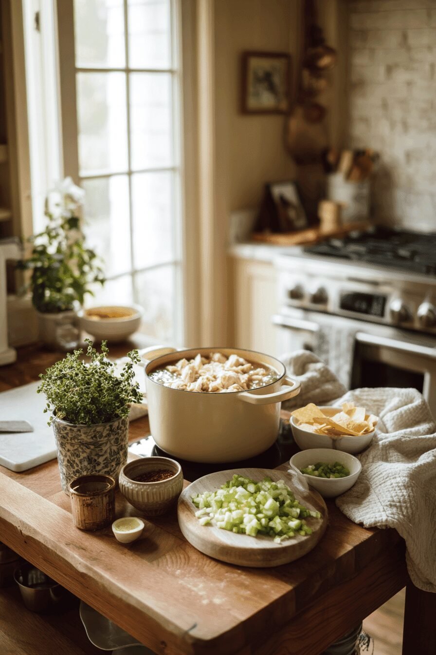 Green Chile Chicken Stew
