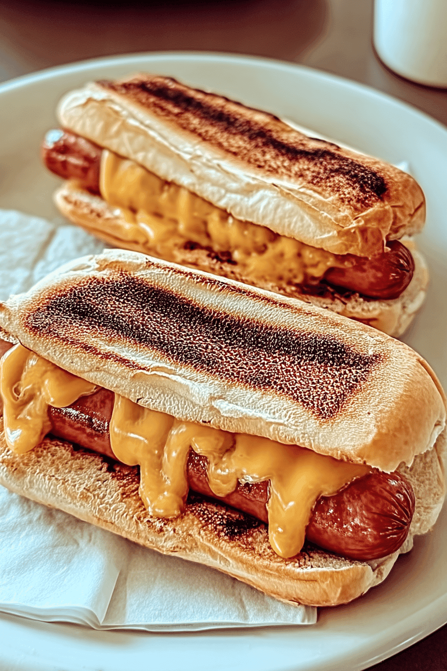 grilled cheese hot dogs