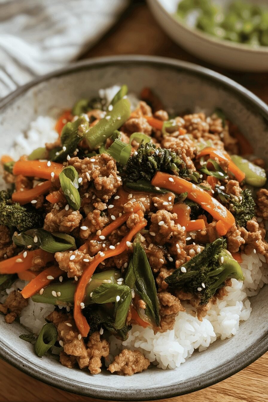 Ground Turkey Teriyaki