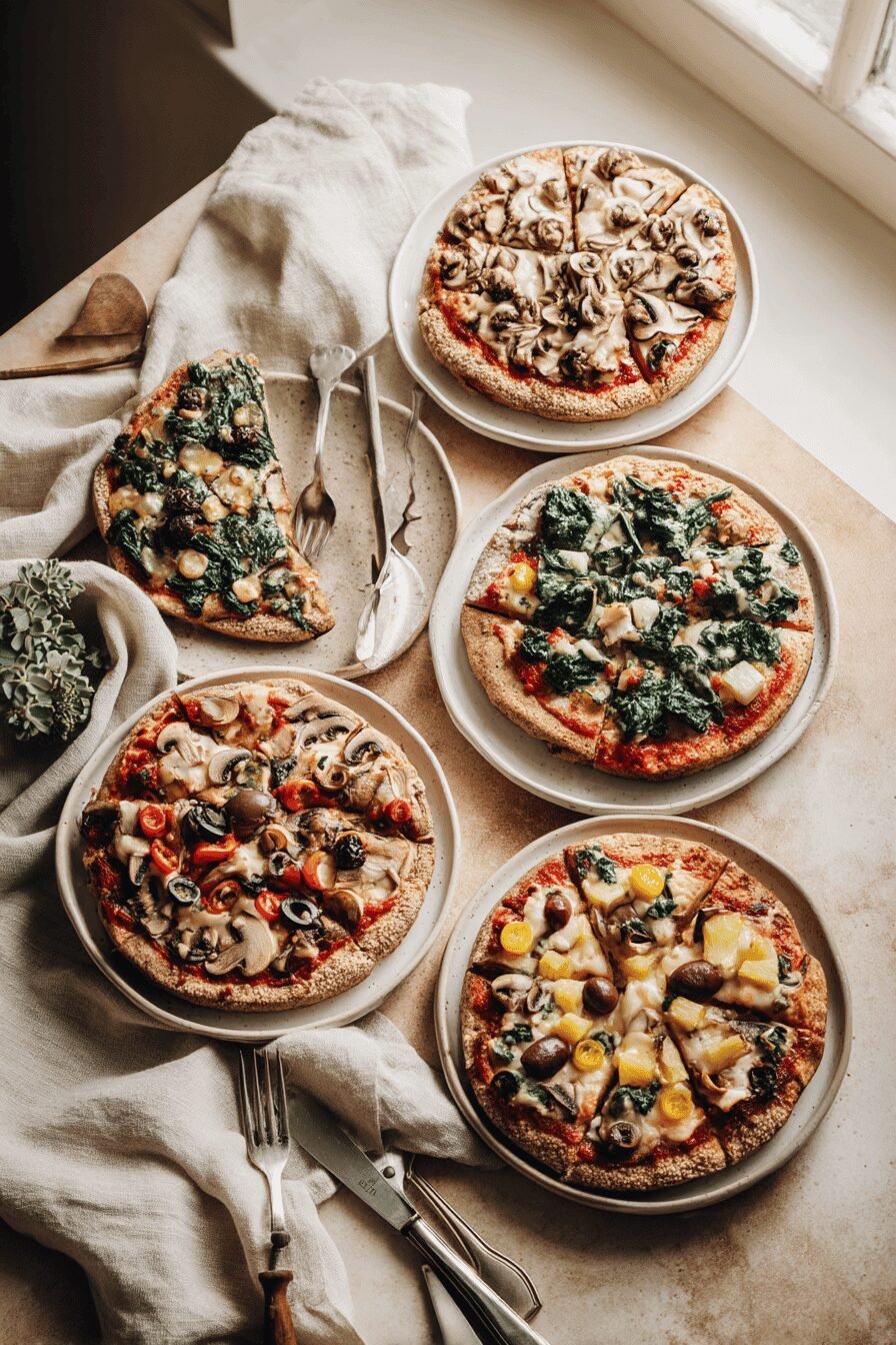 Halloween Pizza Skulls