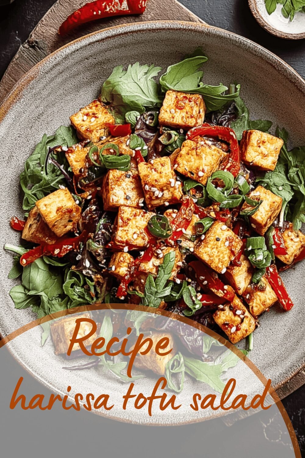 Harissa Tofu Salad