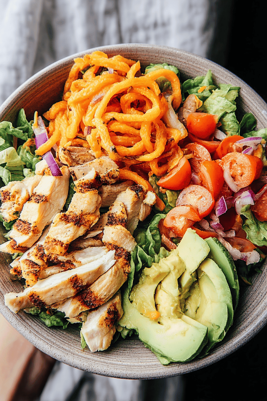 hawaiian chicken salad bowl