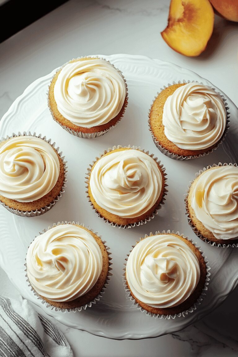 Honey Peach Cream Cheese Cupcakes 2.Png
