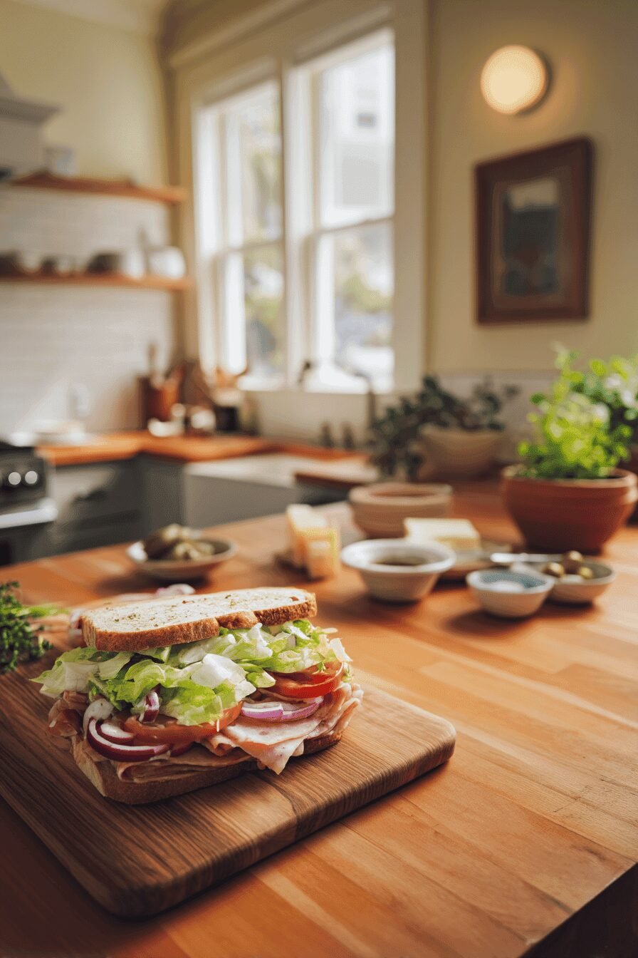 Italian Grinder Salad Sandwich
