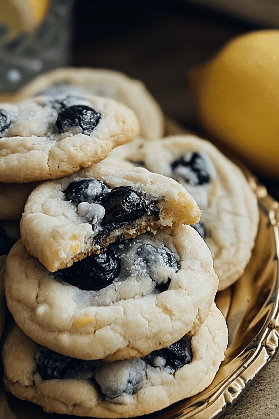 Lemon Blueberry Cookies